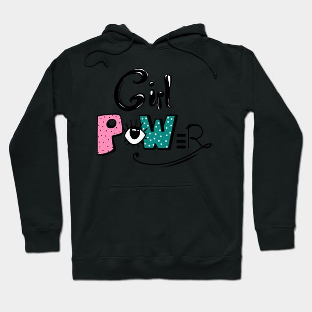Girl Power: Empowered and Unstoppable Hoodie by Alihassan-Art